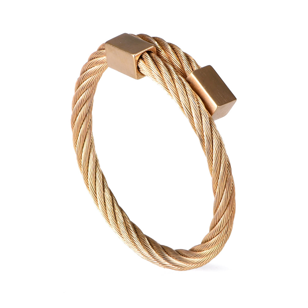 Cable Armband Goud