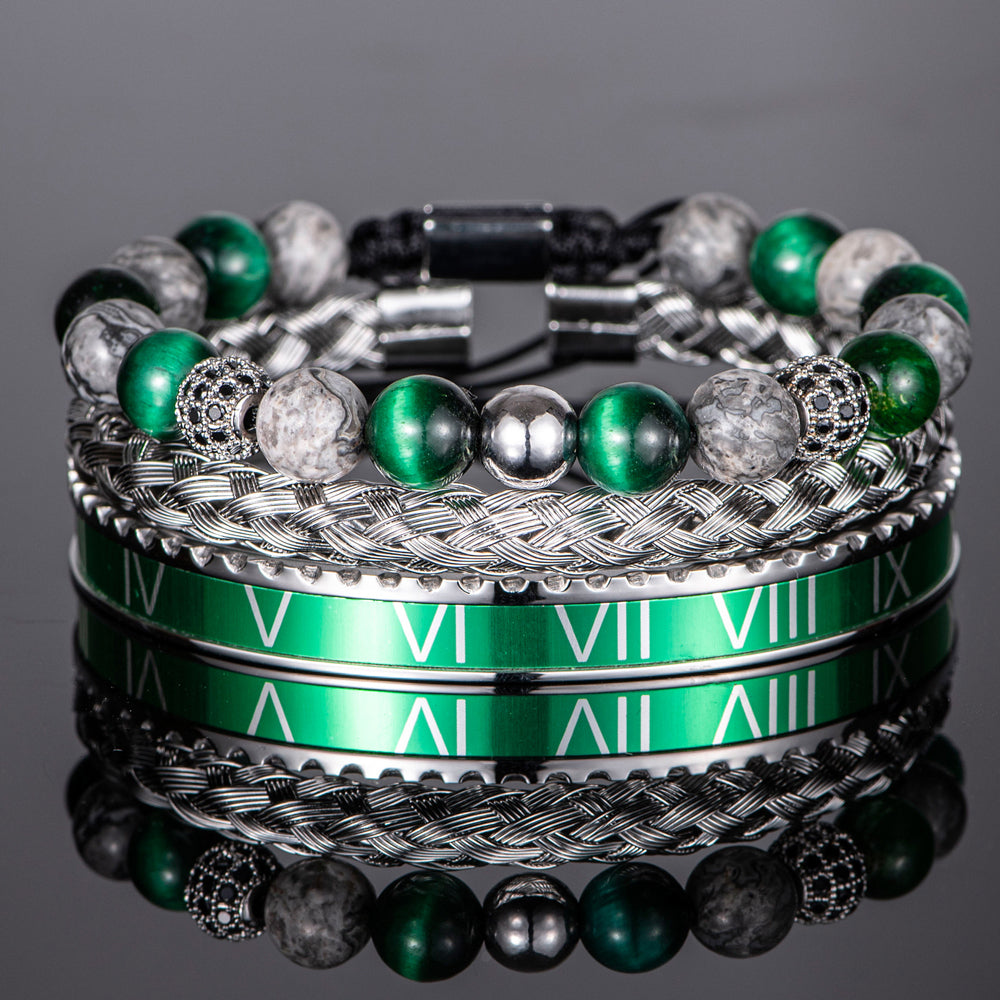 Roman Elegance Armband Groen